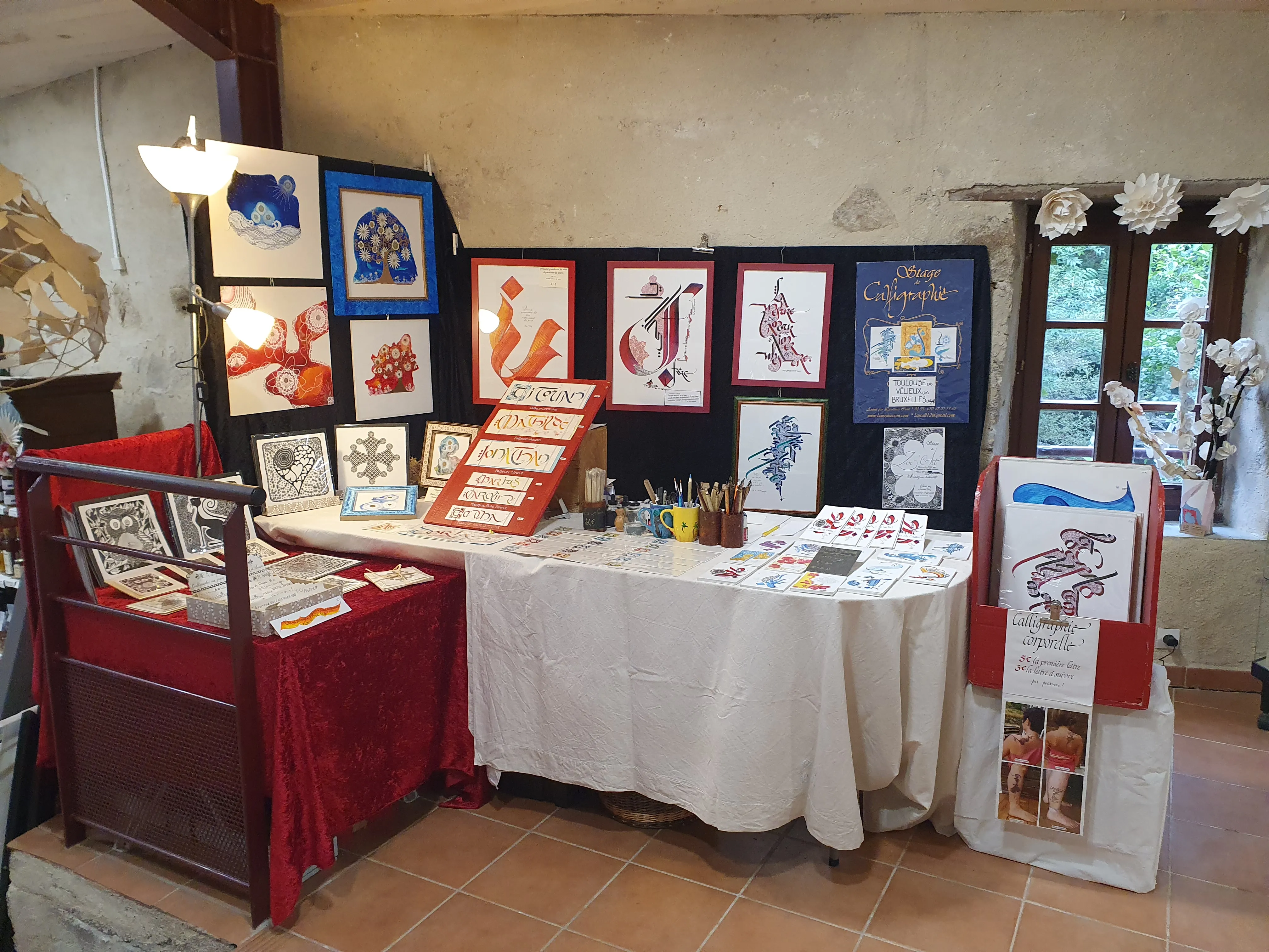 Animation / Exposition : Les Calligraphies de Laurence Cron