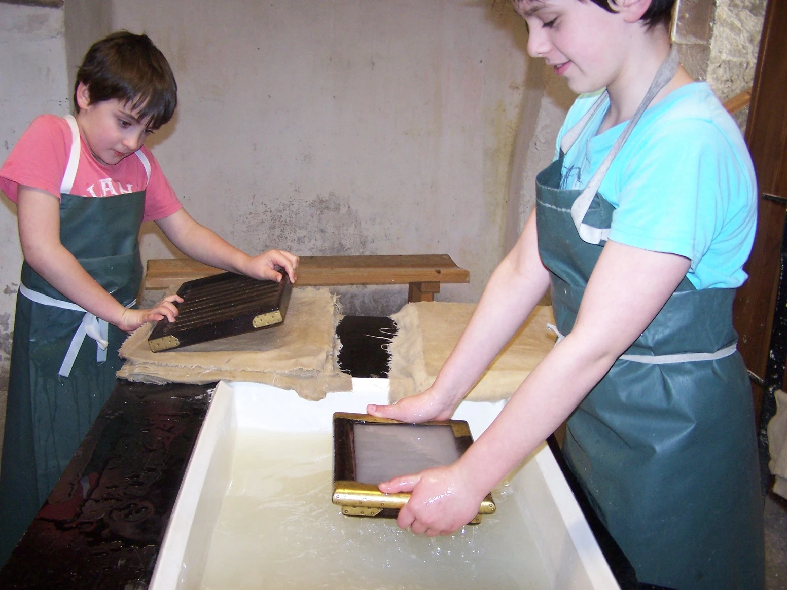 Atelier de fabrication de papier (initiation) toute l'année