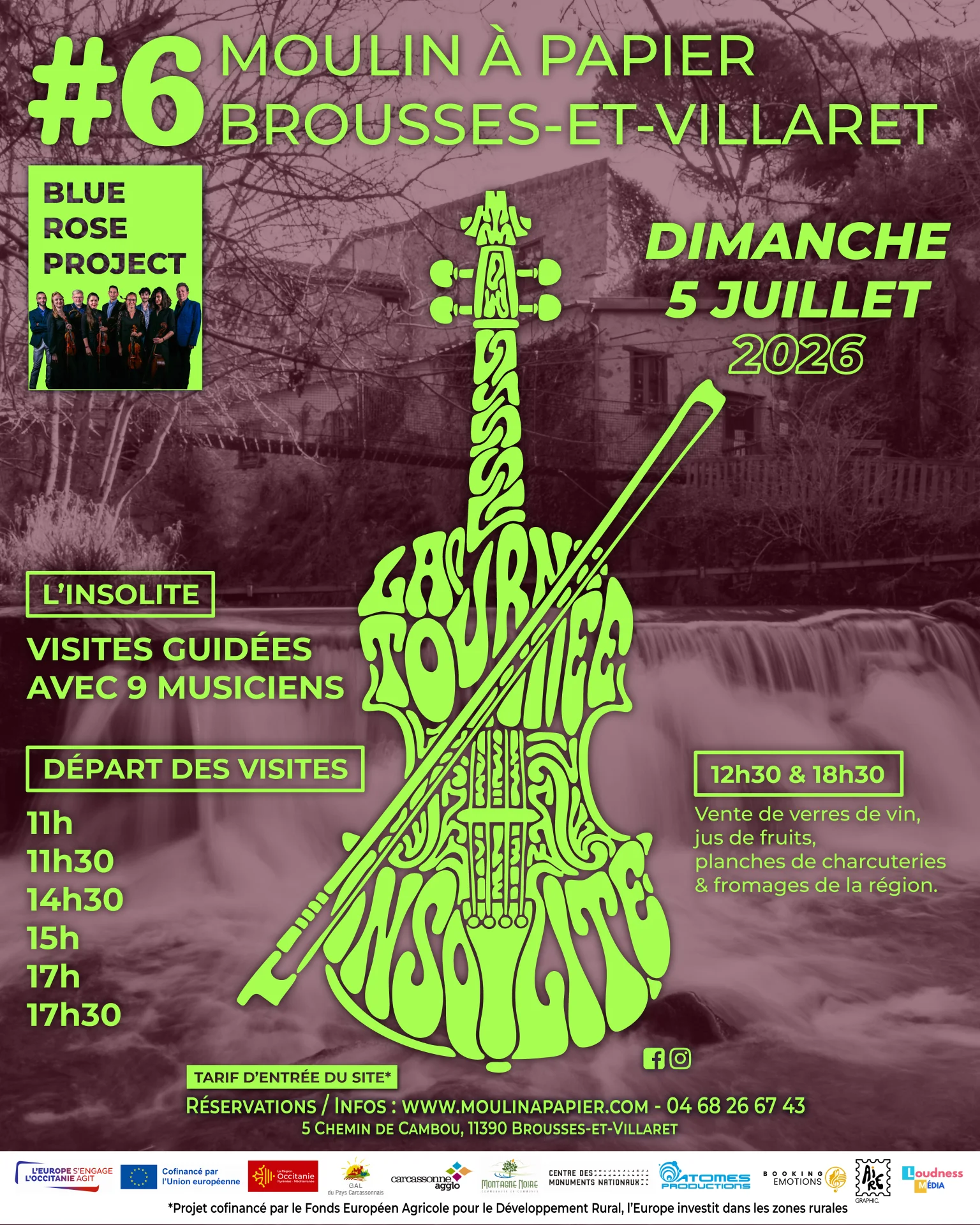 la Tournée Insolite, visites guidées en musique