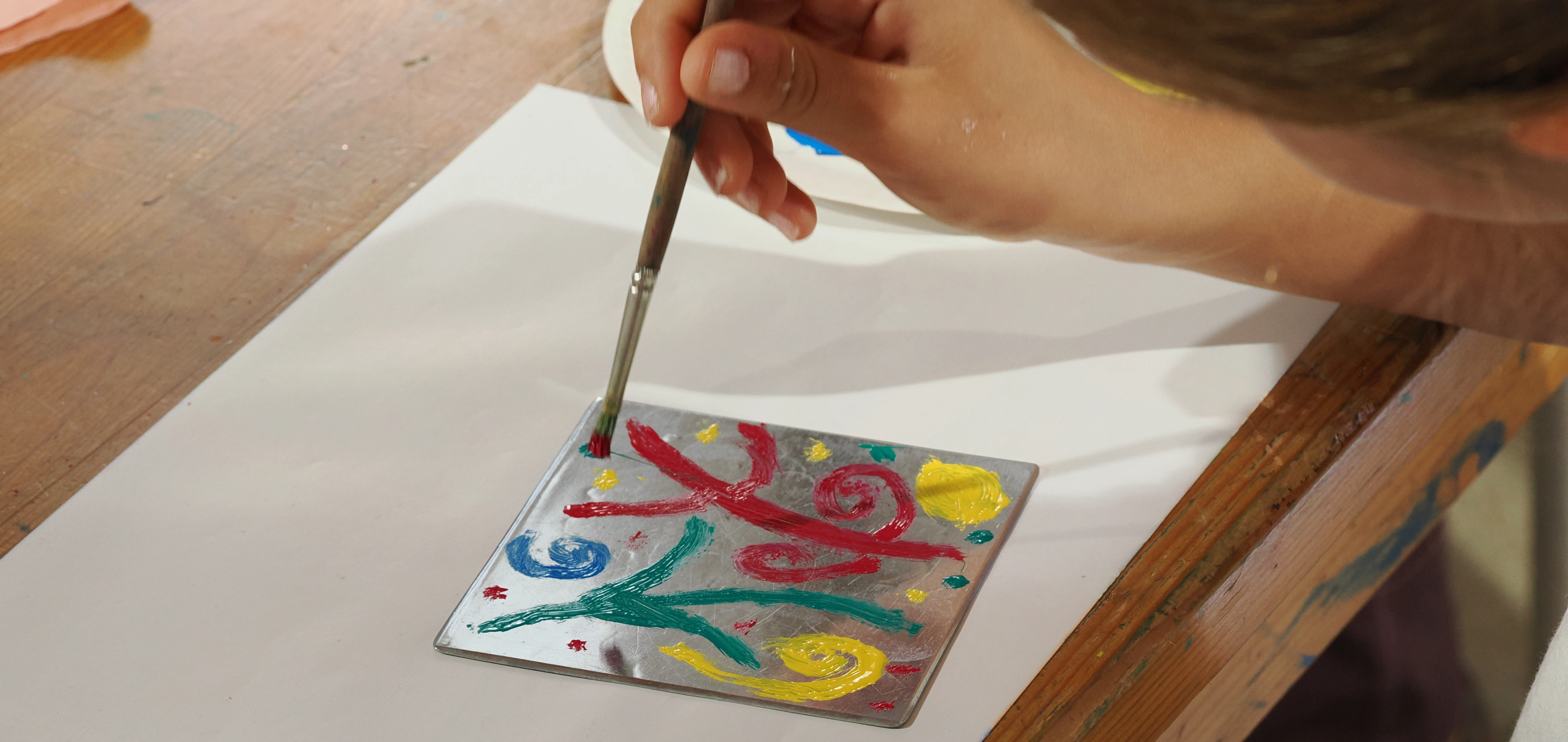 Atelier Traces, impression monotype 14h30