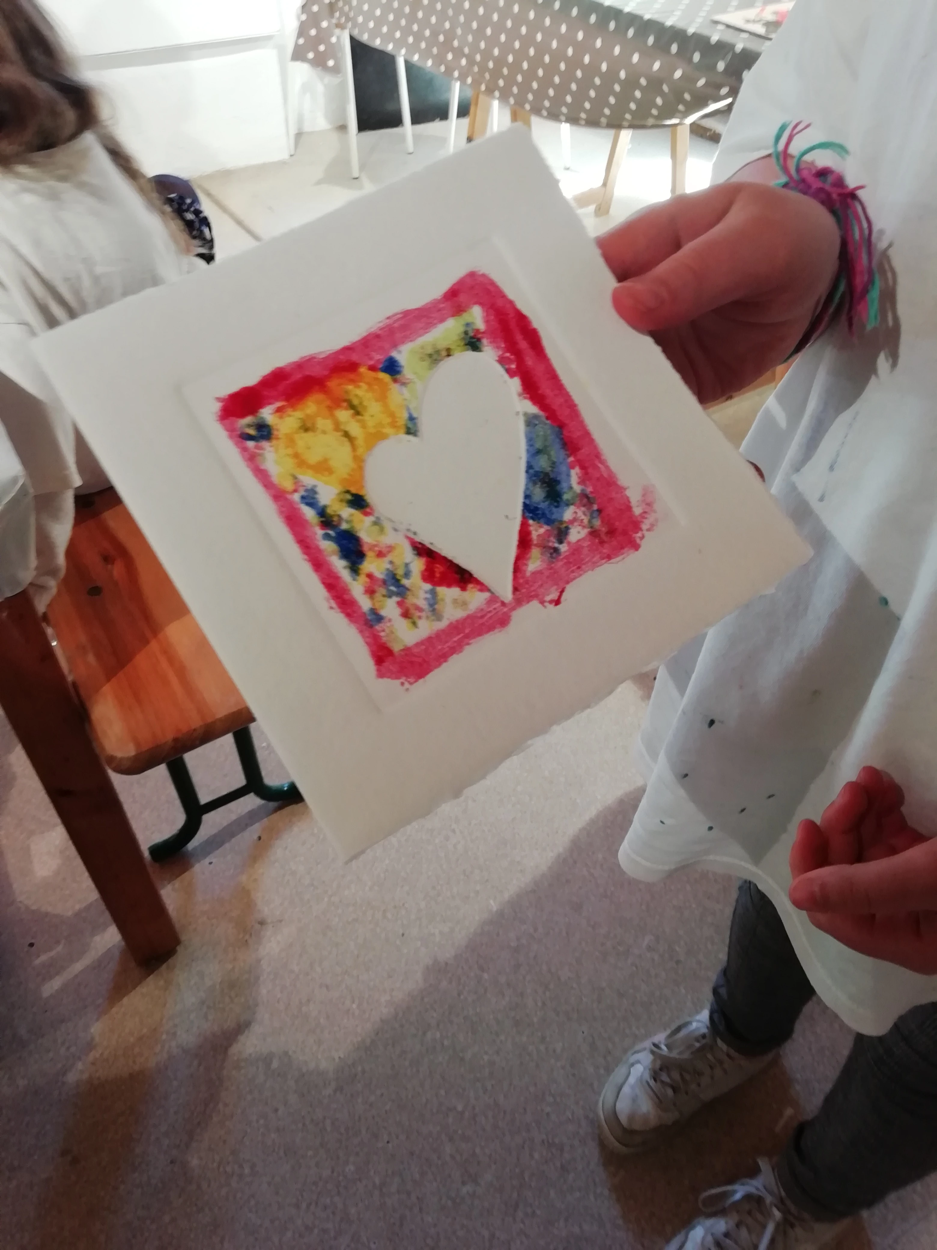 Atelier Traces, impression monotype