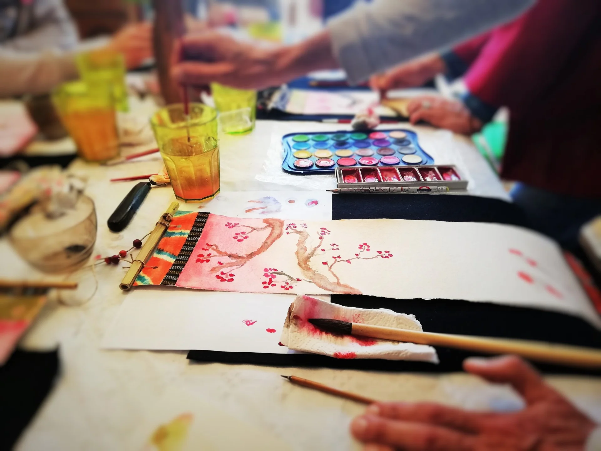 Copie de Copie de Taller de acuarela japonesa con Ayuko Miyakawa a las 14:00 horas