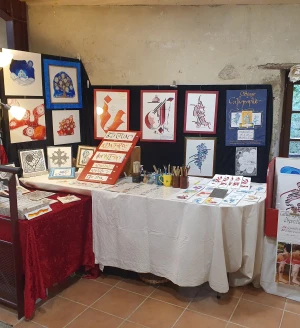 Animation / Exposition : Les Calligraphies de Laurence Cron