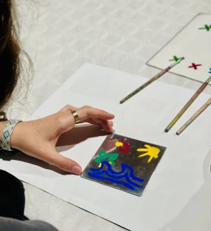 Atelier Traces, impression monotype 14h30