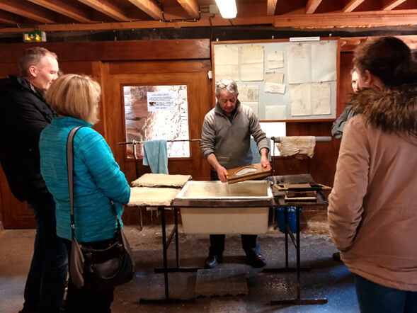 La visite du moulin